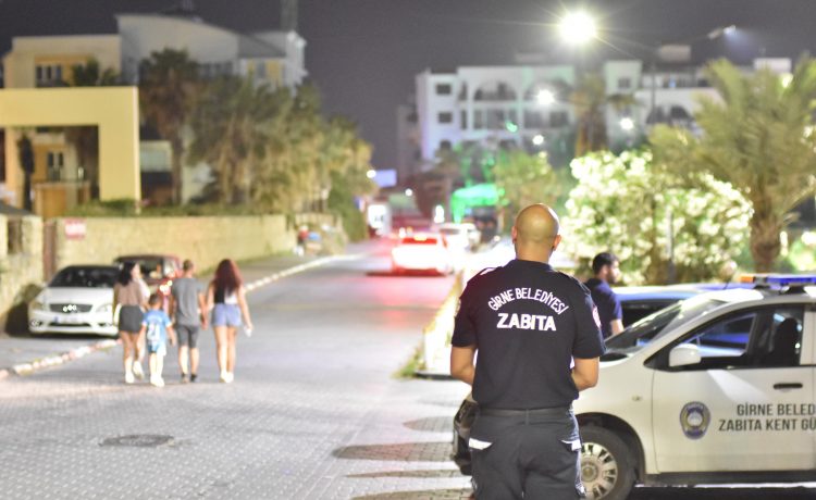 Girne Belediyesi, kent güvenliği için zabıtanın 7/24 mesai yaptığını duyurdu
