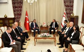 Başbakan Yardımcısı Ataoğlu, TBMM Milli Eğitim, Kültür, Gençlik ve Spor Komisyonu Başkanı Özer ve heyetini kabul etti