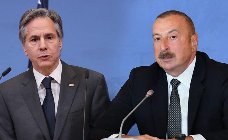 Blinken, Aliyev ile Ermenistan-Azerbaycan arasındaki barış sürecini görüştü