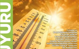 Çalışma Bakanlığı, aşırı sıcaklarda dışarıda çalışmayı yasakladı