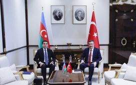 Cevdet Yılmaz, Azerbaycan Cumhurbaşkanı Yardımcısı Hacıyev ile görüştü