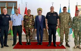 Ertuğruloğlu, Bangladeş, Moritanya ve Azerbaycan’dan askeri ateşeleri kabul etti