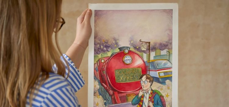 Harry Potter'ın ilk baskısı için yapılan çizim 1,9 milyon dolara satıldı