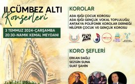 Kıbrıs, Bursa ve Antakya’dan Çocuk ve Gençlik Koroları Cümbez Altı’nda konser verecek